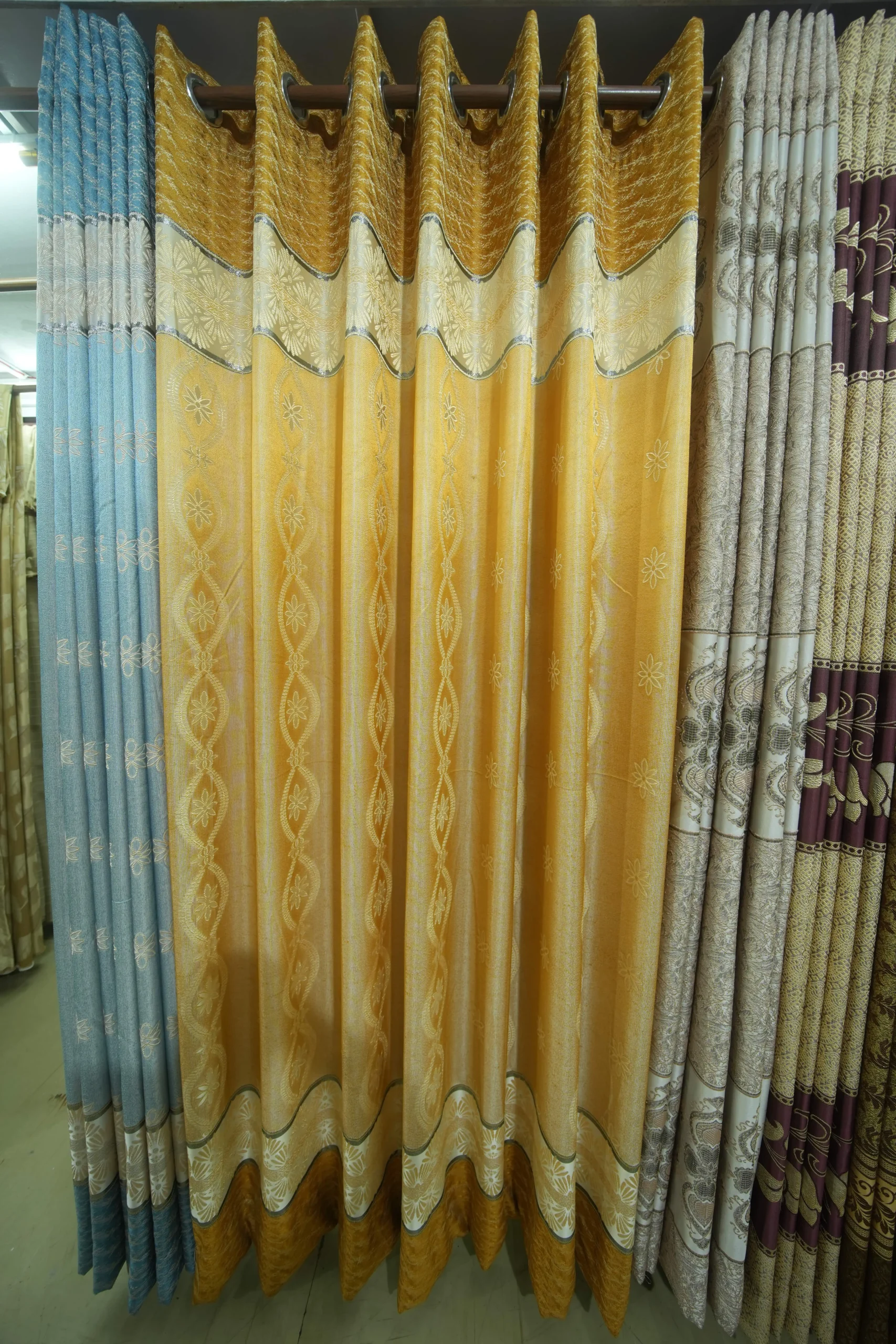 Chinese Silk Curtains